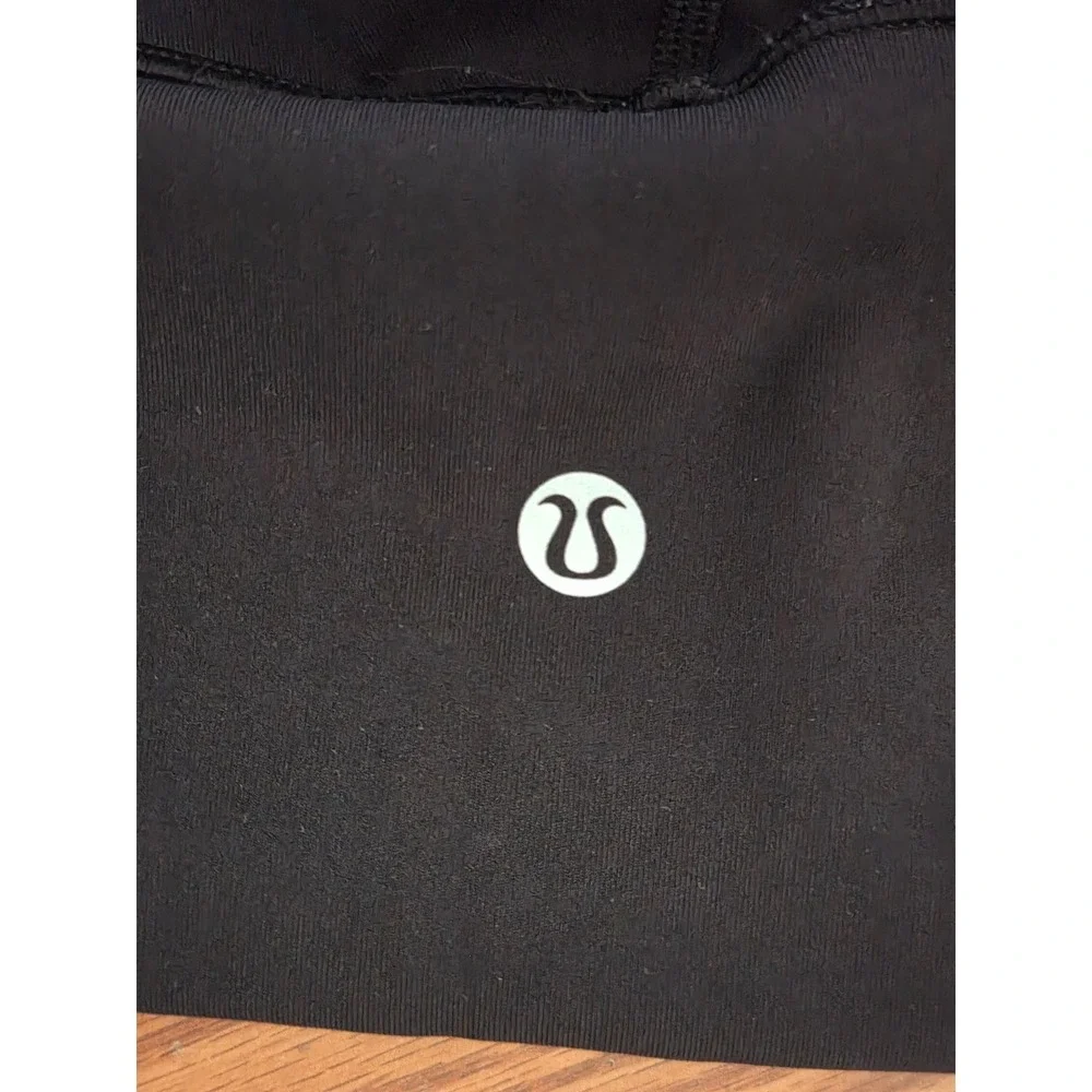 Lululemon Wunder Under High-Rise Crop 21‎ Black Luxtreme Leggings W6AIOS Size 8